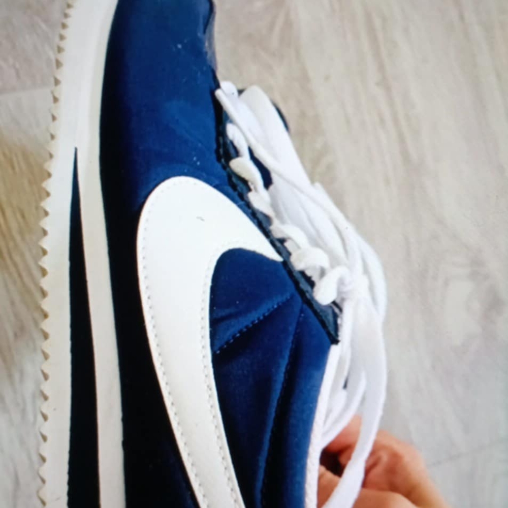 Nike Blue and White Sneakers